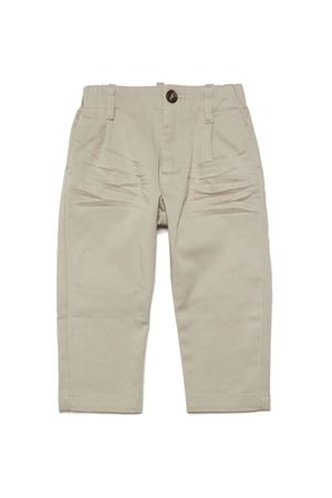 Beige stretch-cotton chinos DSQUARED KIDS | DQ2150D0093DQ717